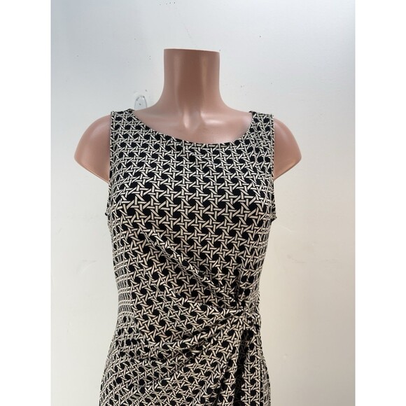 "ANN TAYLOR" WOMEN SLEEVELESS BLACK TIE WAIST DRESS SIZE: M NWT $130 - Picture 6 of 15